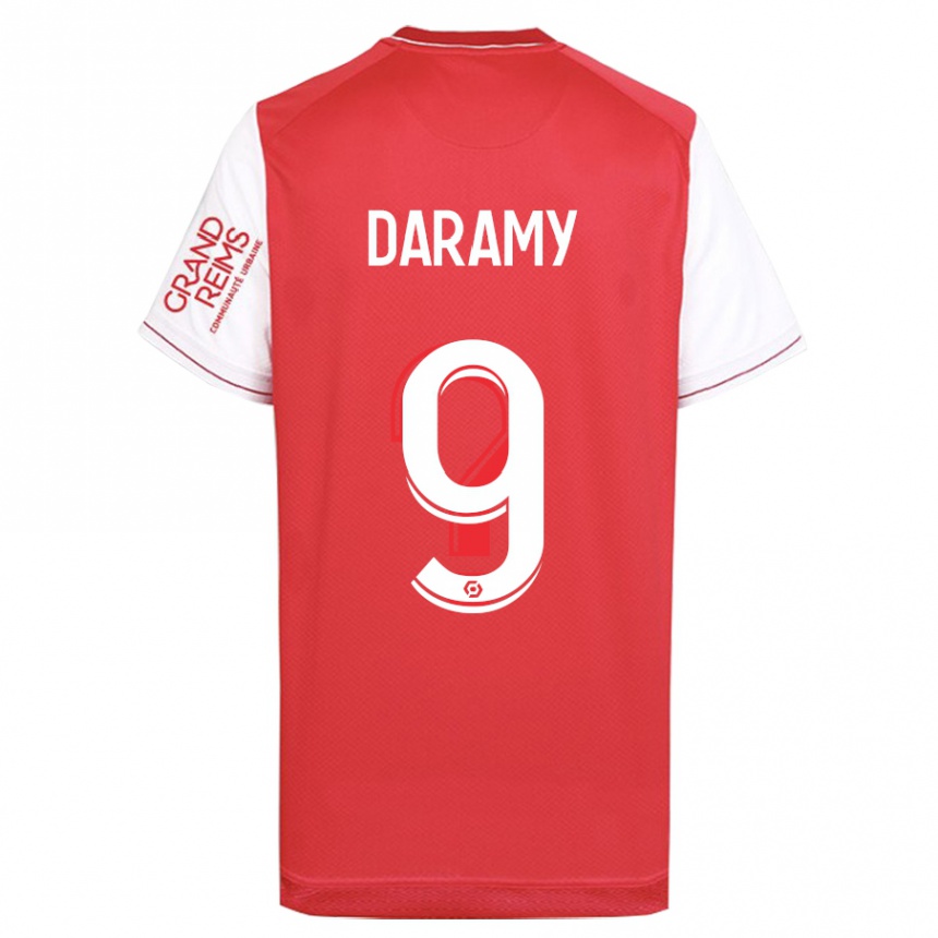 Homme Football Maillot Mohamed Daramy #9 Rouge Tenues Domicile 2023/24 Canada