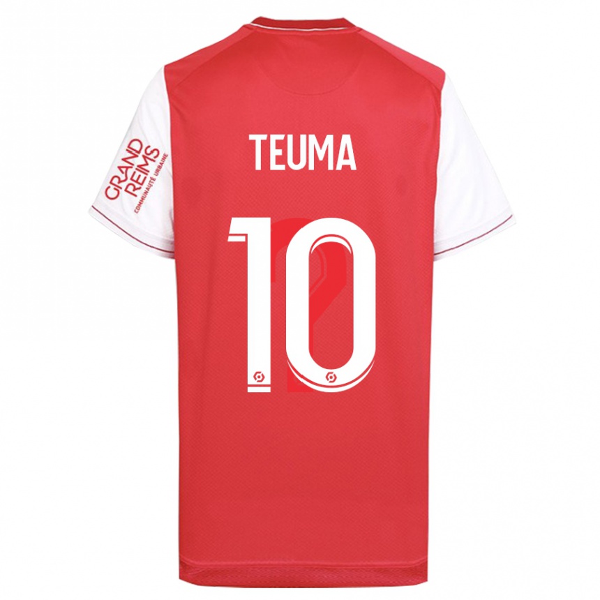 Men Football Teddy Teuma #10 Red Home Jersey 2023/24 T-Shirt Canada