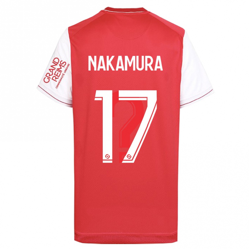 Men Football Keito Nakamura #17 Red Home Jersey 2023/24 T-Shirt Canada