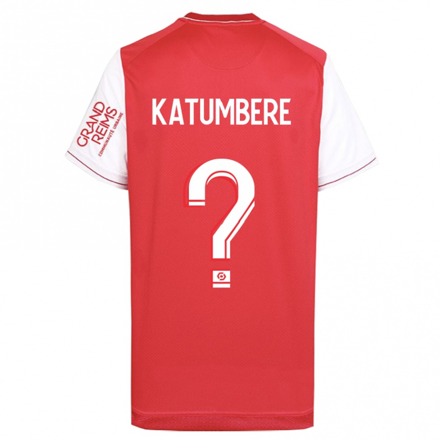 Men Football Noah Katumbere #0 Red Home Jersey 2023/24 T-Shirt Canada