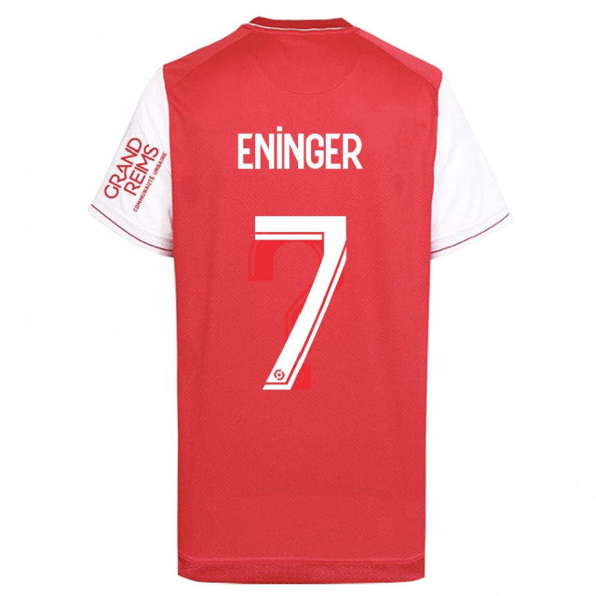 Men Football Thelma Eninger #7 Red Home Jersey 2023/24 T-Shirt Canada