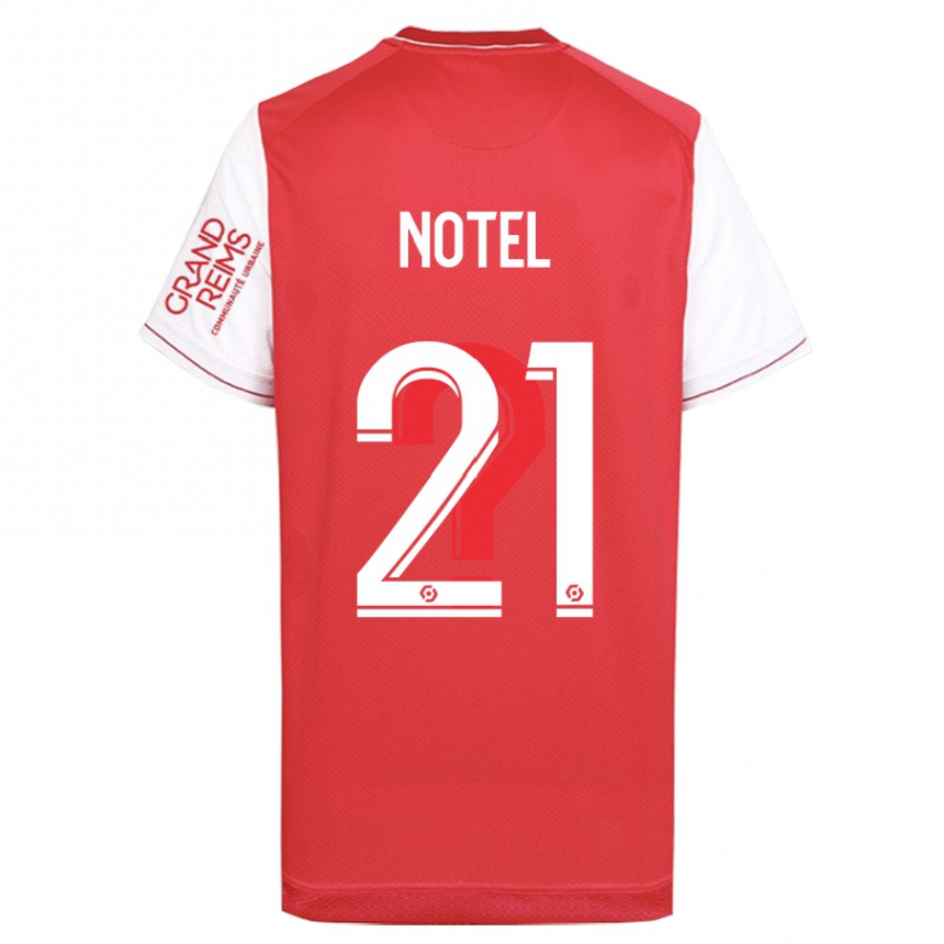 Men Football Lea Notel #21 Red Home Jersey 2023/24 T-Shirt Canada