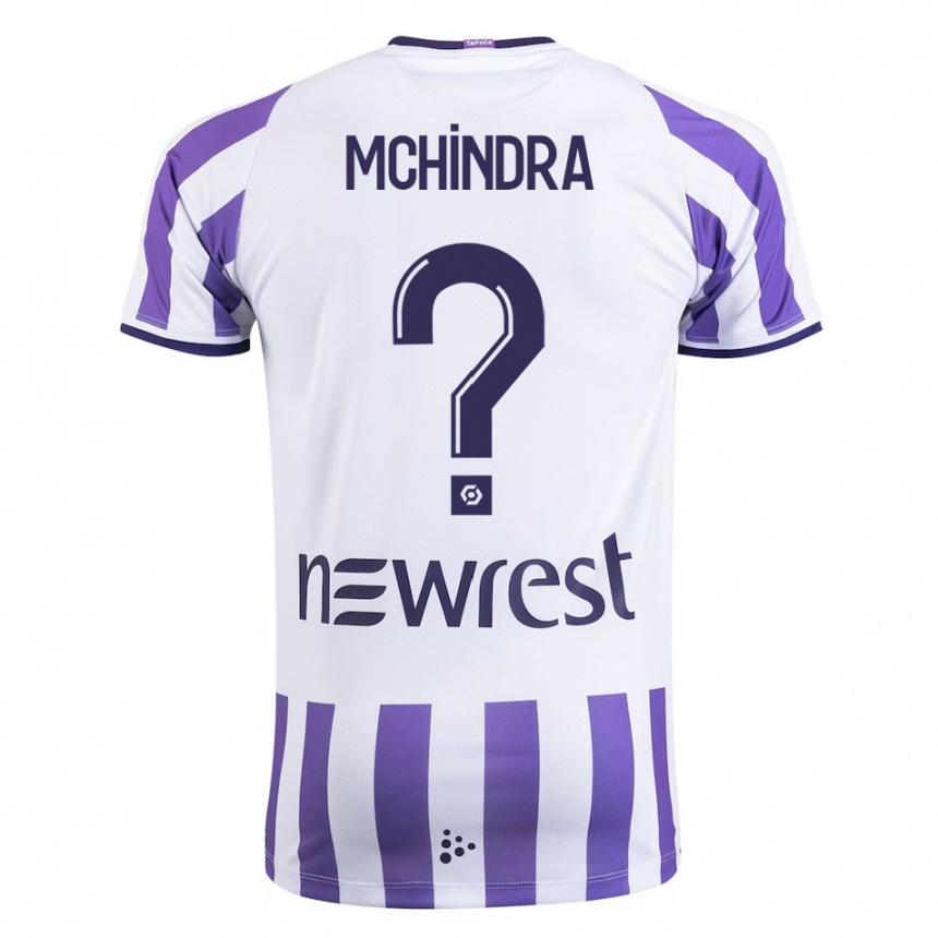 Men Football Naime Said Mchindra #0 White Home Jersey 2023/24 T-Shirt Canada