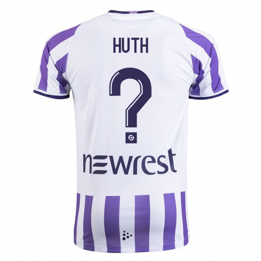 Men Football Lony Huth #0 White Home Jersey 2023/24 T-Shirt Canada