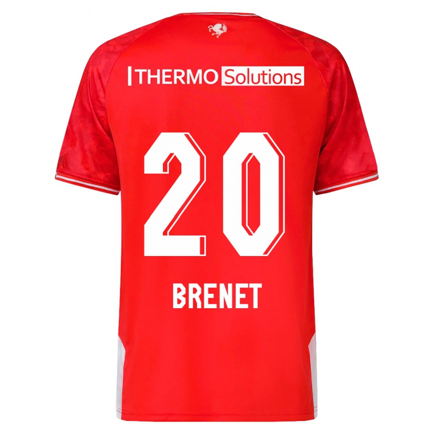 Men Football Joshua Brenet #20 Red Home Jersey 2023/24 T-Shirt Canada