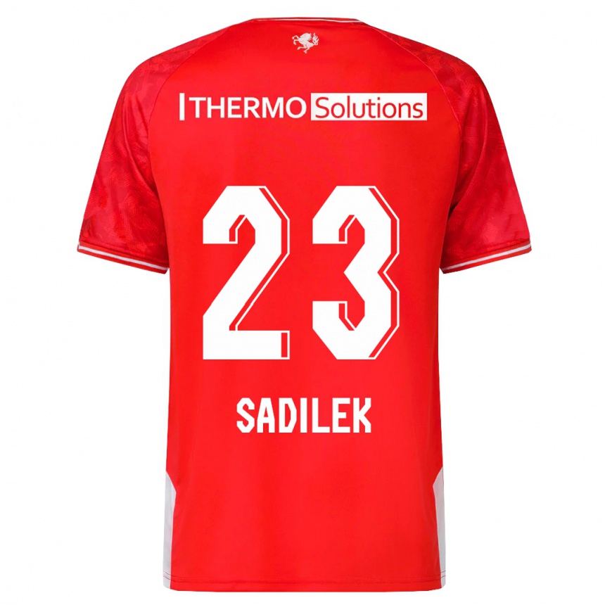 Men Football Michal Sadilek #23 Red Home Jersey 2023/24 T-Shirt Canada