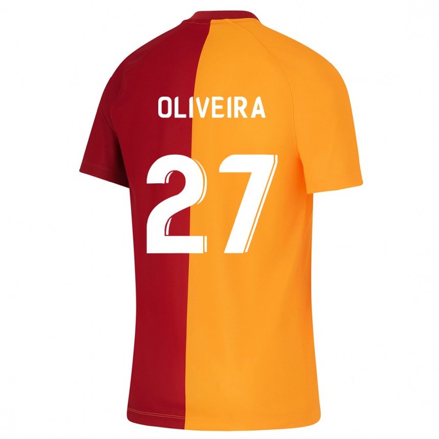 Men Football Sérgio Oliveira #27 Orange Home Jersey 2023/24 T-Shirt Canada