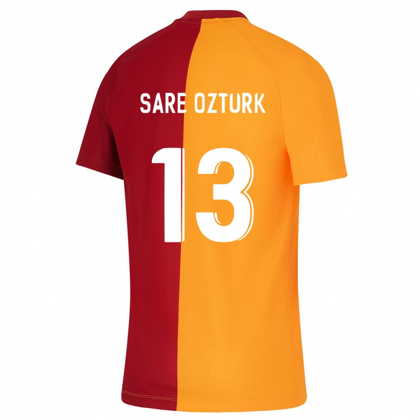 Men Football Fatma Sare Öztürk #13 Orange Home Jersey 2023/24 T-Shirt Canada