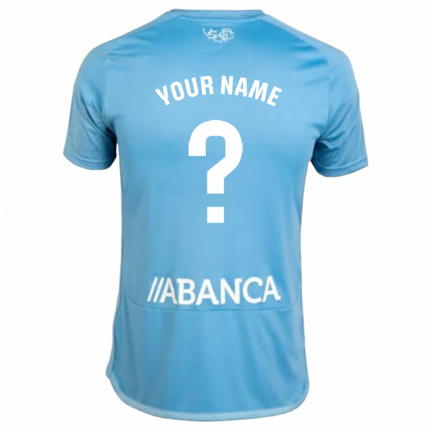 Men Football Your Name #0 Blue Home Jersey 2023/24 T-Shirt Canada