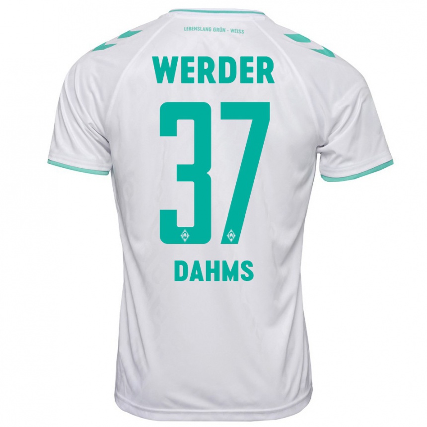 Homme Football Maillot Lena Dahms #37 Blanc Tenues Extérieur 2023/24 Canada