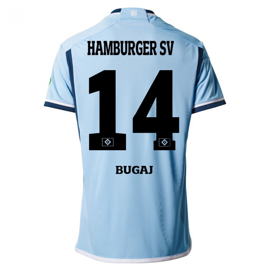 Homme Football Maillot Jan-Luca Bugaj #14 Bleu Tenues Extérieur 2023/24 Canada