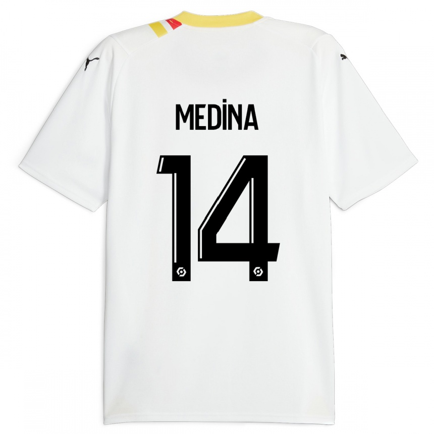 Men Football Facundo Medina #14 Black Away Jersey 2023/24 T-Shirt Canada