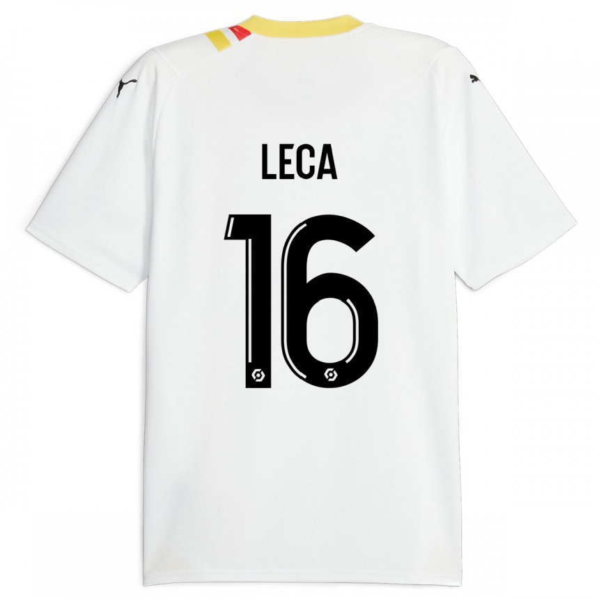 Men Football Jean-Louis Leca #16 Black Away Jersey 2023/24 T-Shirt Canada