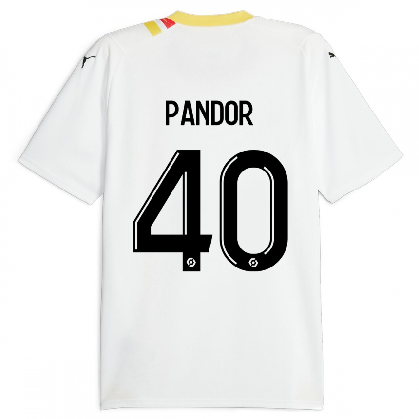 Homme Football Maillot Yannick Pandor #40 Noir Tenues Extérieur 2023/24 Canada