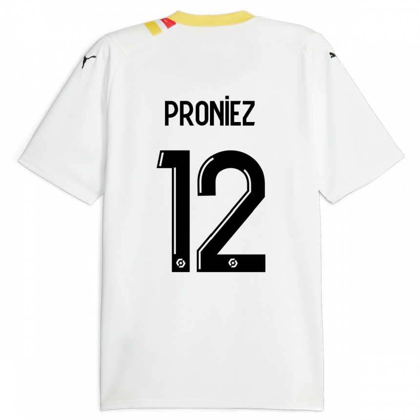 Homme Football Maillot Fany Proniez #12 Noir Tenues Extérieur 2023/24 Canada