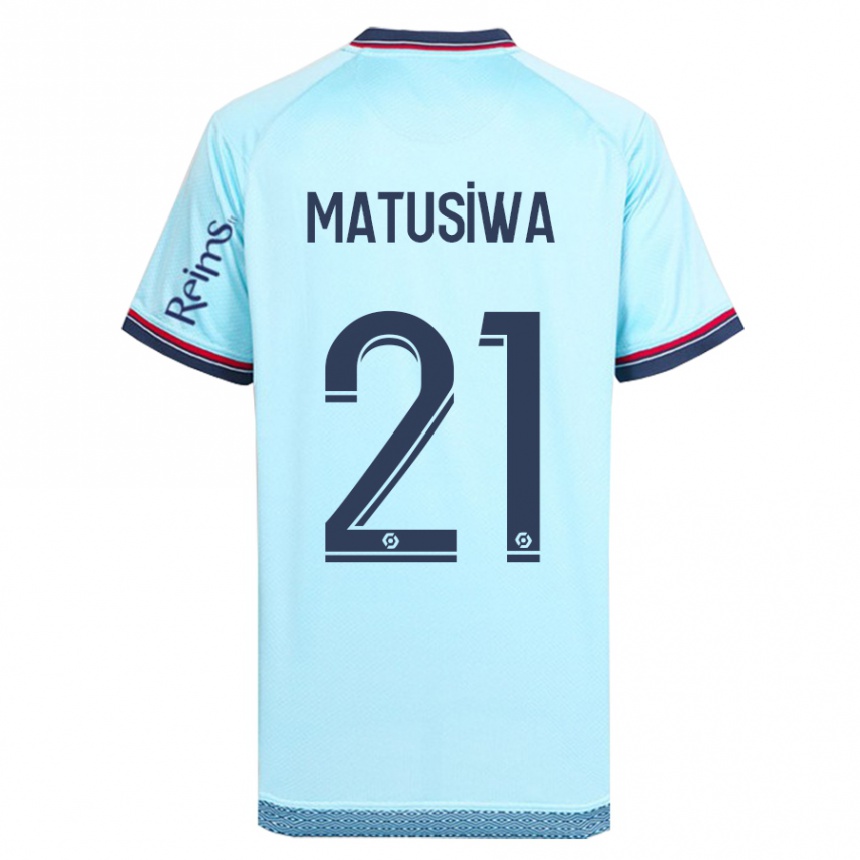 Men Football Azor Matusiwa #21 Sky Blue Away Jersey 2023/24 T-Shirt Canada