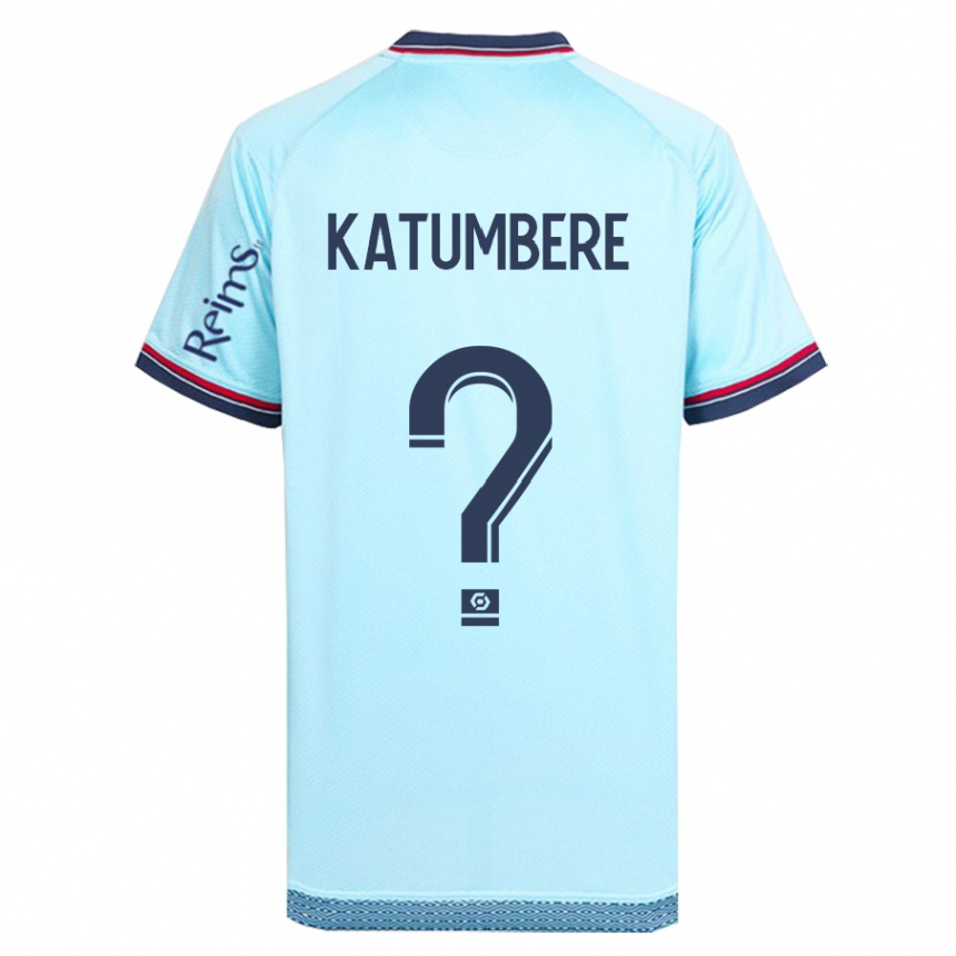 Men Football Noah Katumbere #0 Sky Blue Away Jersey 2023/24 T-Shirt Canada