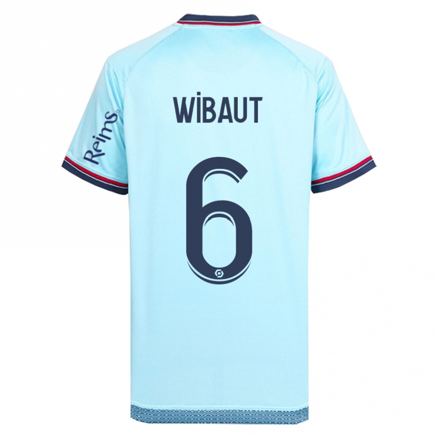 Men Football Clara Wibaut #6 Sky Blue Away Jersey 2023/24 T-Shirt Canada