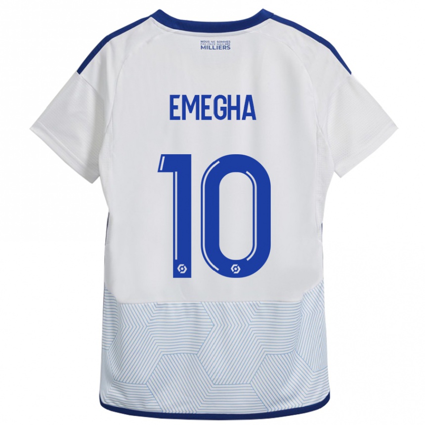 Homme Football Maillot Emanuel Emegha #10 Blanc Tenues Extérieur 2023/24 Canada