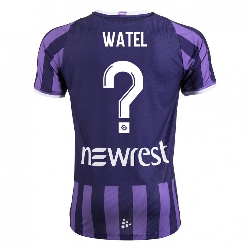 Men Football Kylian Watel #0 Purple Away Jersey 2023/24 T-Shirt Canada