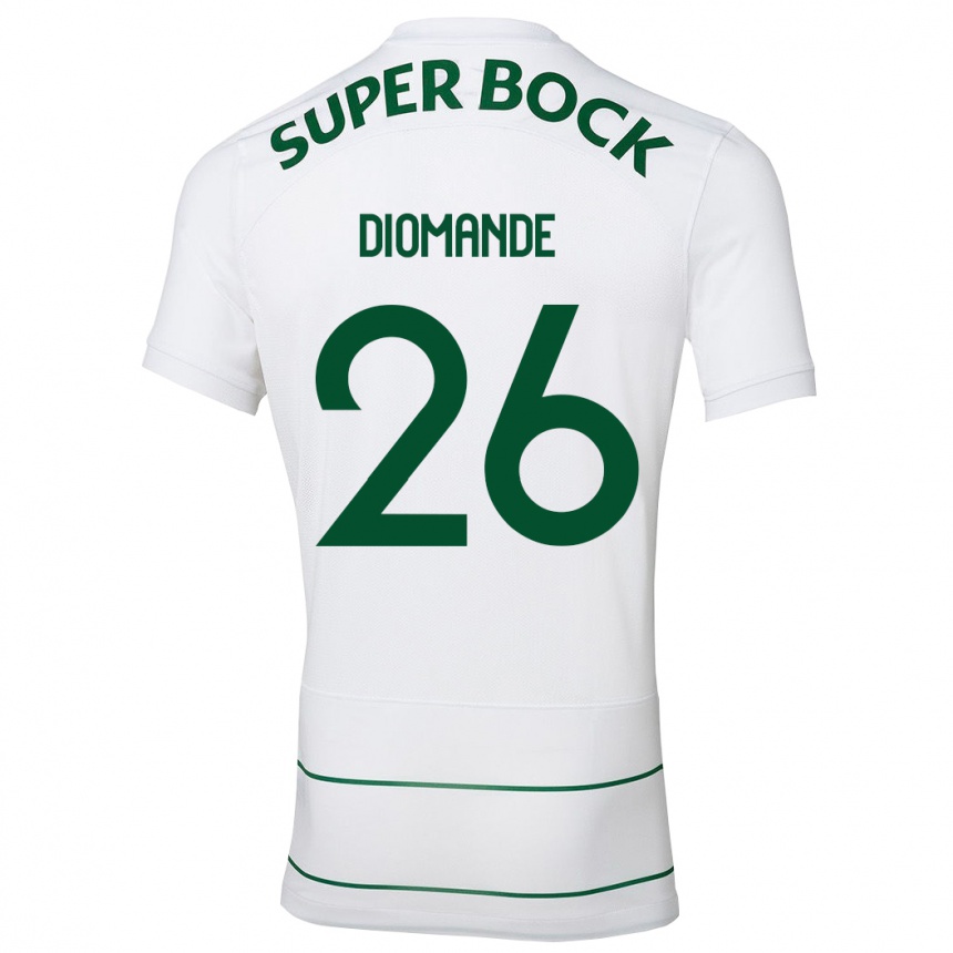 Homme Football Maillot Ousmane Diomande #26 Blanc Tenues Extérieur 2023/24 Canada