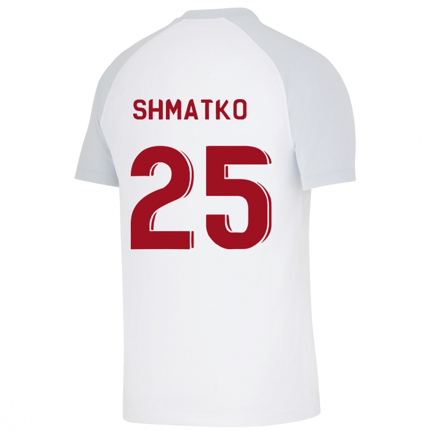 Homme Football Maillot Lyubov Shmatko #25 Blanc Tenues Extérieur 2023/24 Canada