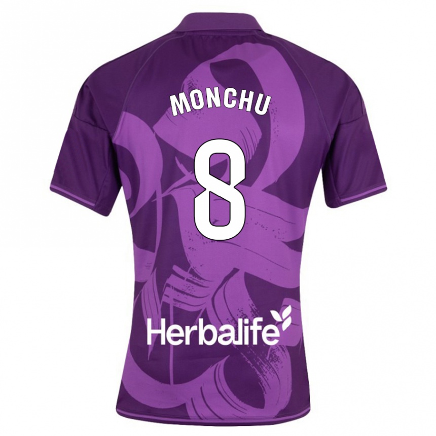 Homme Football Maillot Monchu #8 Violet Tenues Extérieur 2023/24 Canada