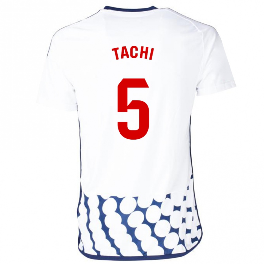 Men Football Tachi #5 White Away Jersey 2023/24 T-Shirt Canada