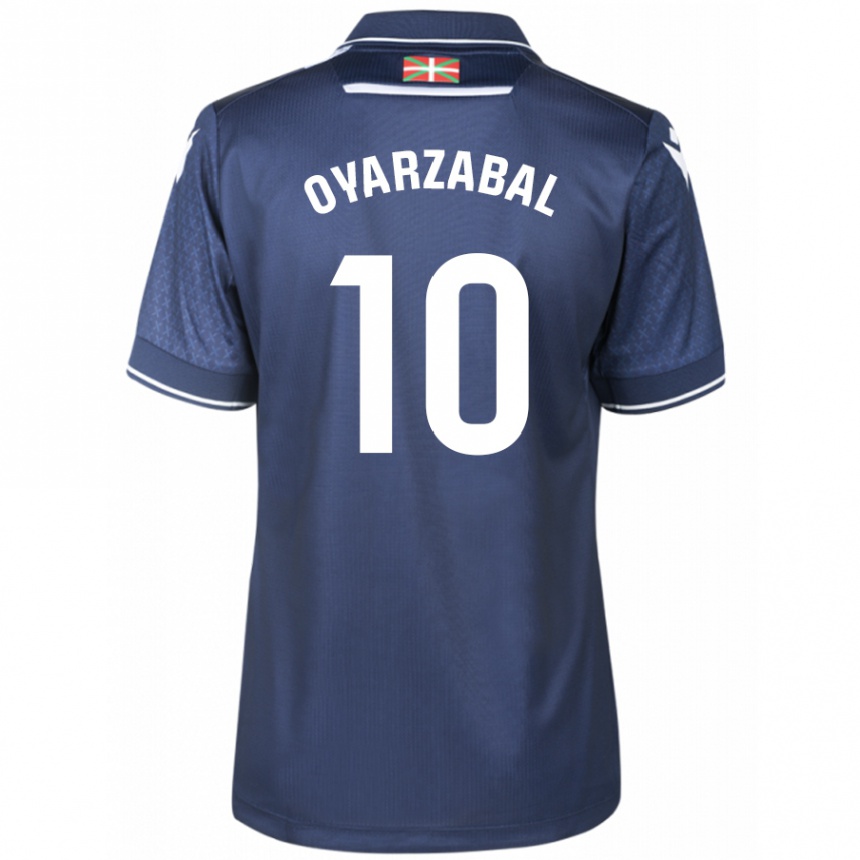 Homme Football Maillot Mikel Oyarzabal #10 Marin Tenues Extérieur 2023/24 Canada