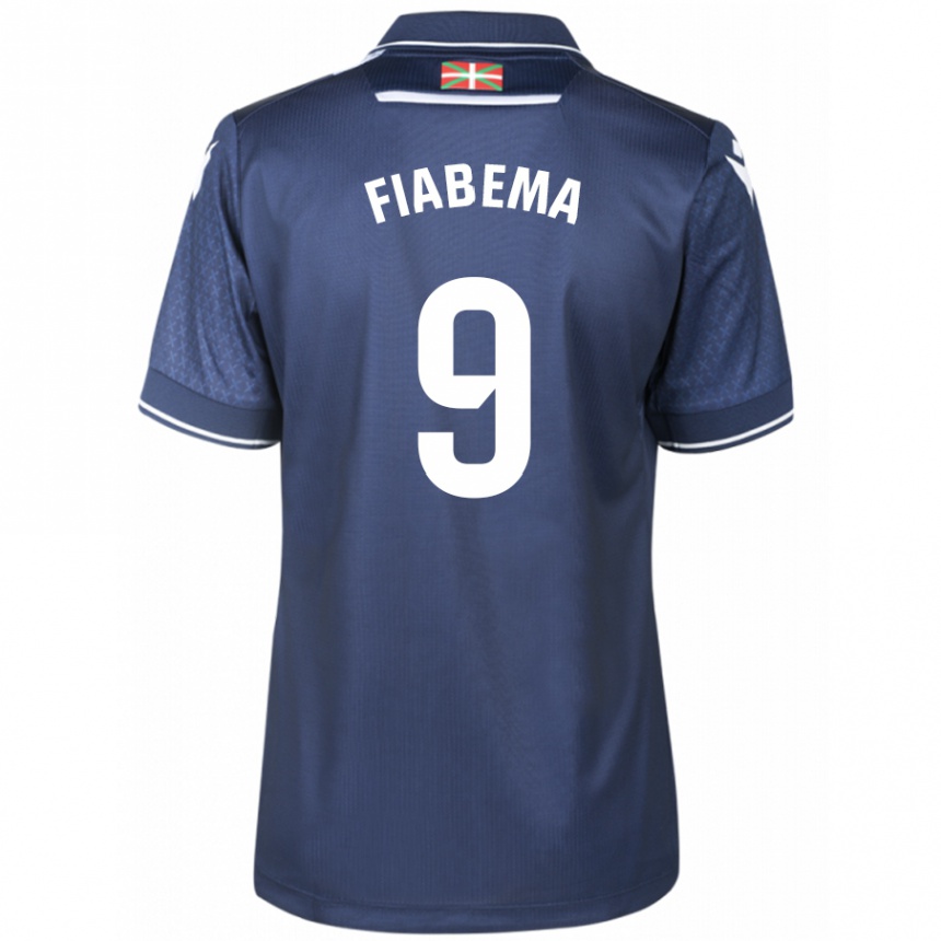 Men Football Bryan Fiabema #9 Navy Away Jersey 2023/24 T-Shirt Canada