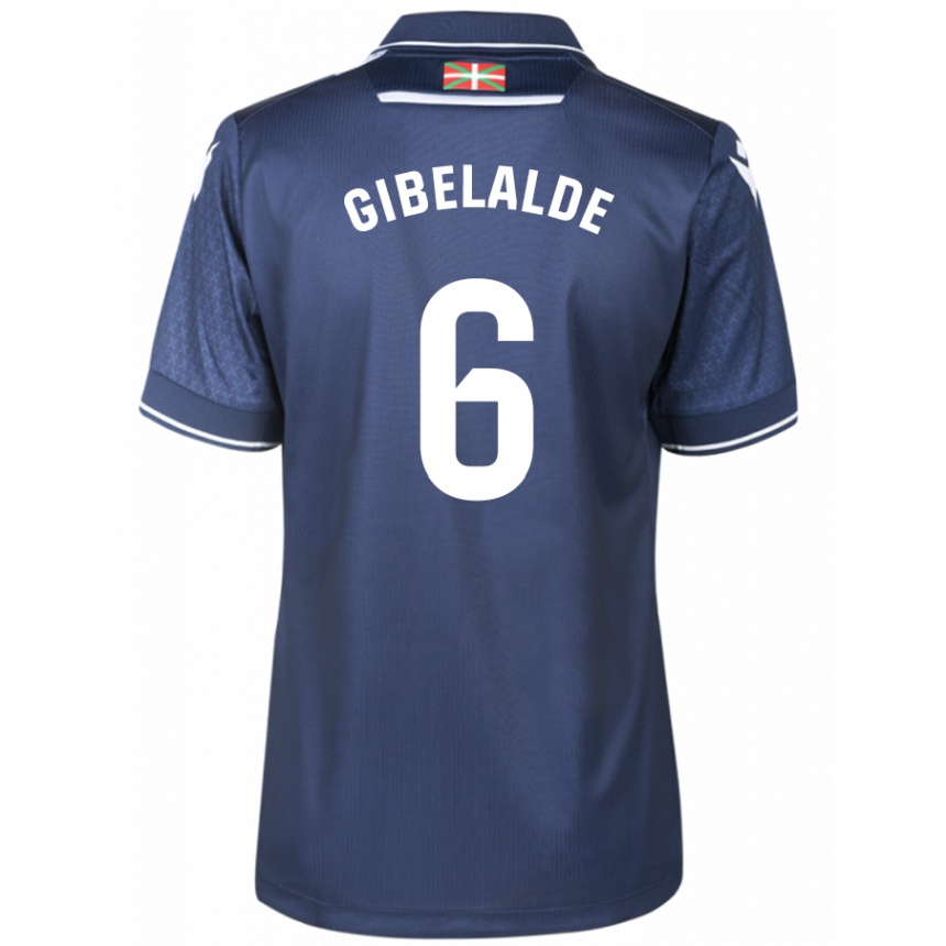 Men Football Manex Gibelalde #6 Navy Away Jersey 2023/24 T-Shirt Canada