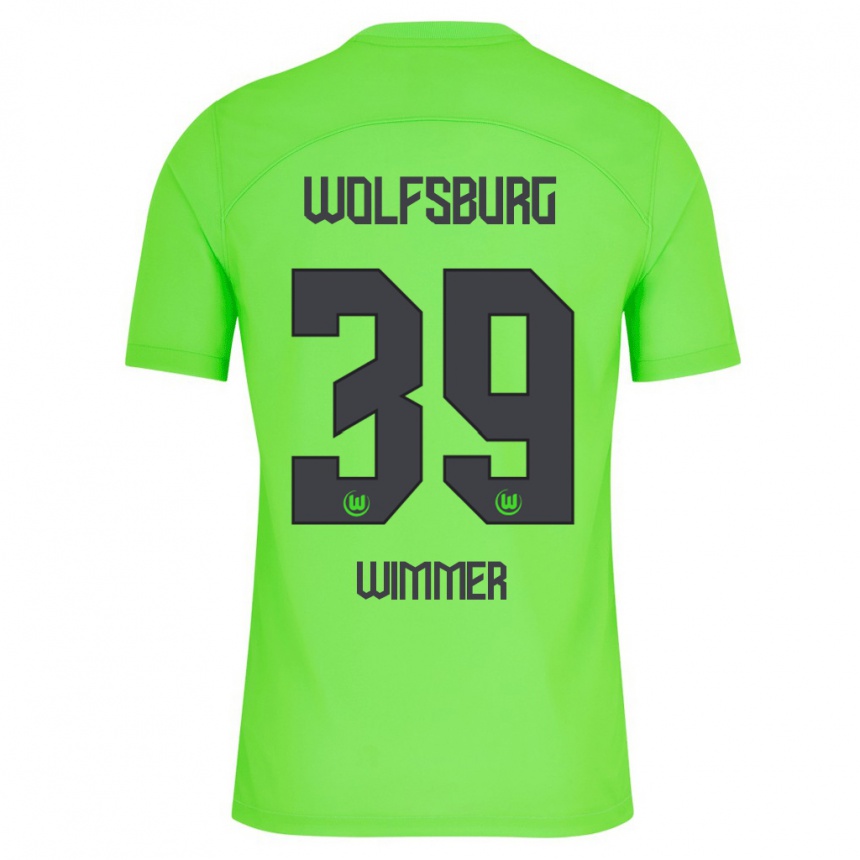 Women Football Patrick Wimmer #39 Green Home Jersey 2023/24 T-Shirt Canada