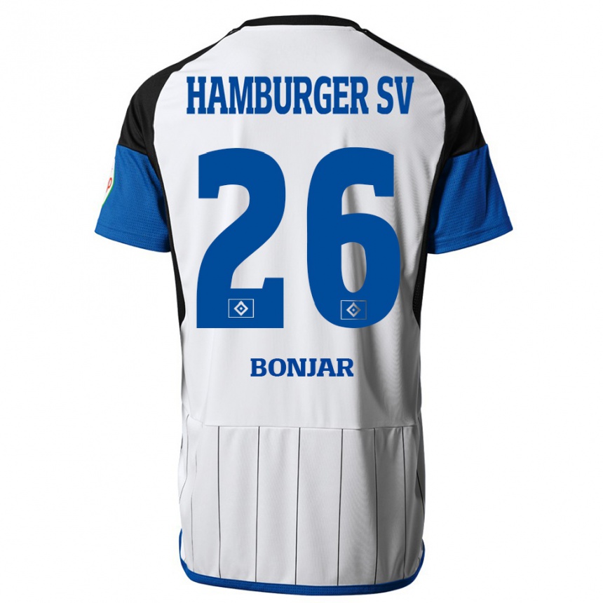 Femme Football Maillot Amir Bonjar #26 Blanc Tenues Domicile 2023/24 Canada