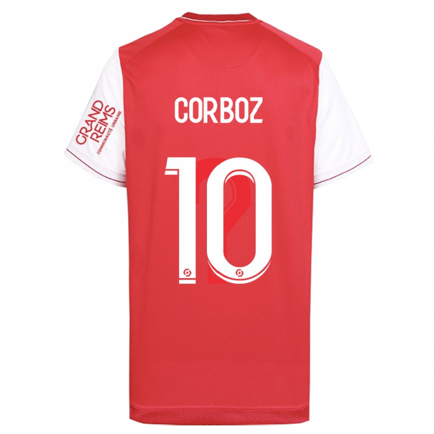 Women Football Rachel Corboz #10 Red Home Jersey 2023/24 T-Shirt Canada