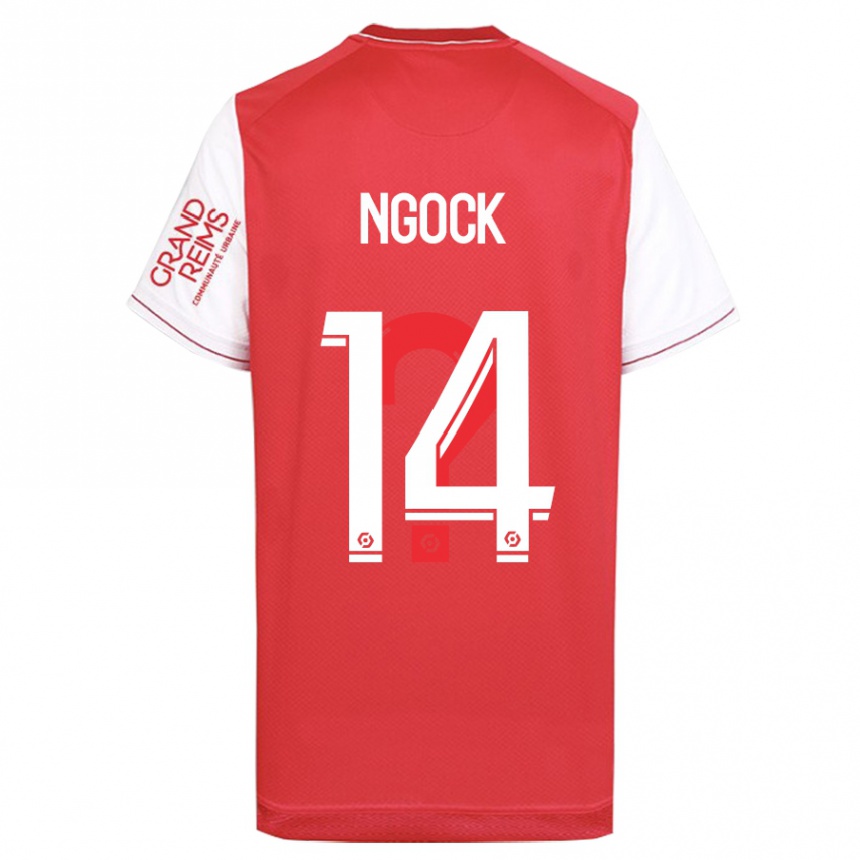 Women Football Monique Ngock #14 Red Home Jersey 2023/24 T-Shirt Canada