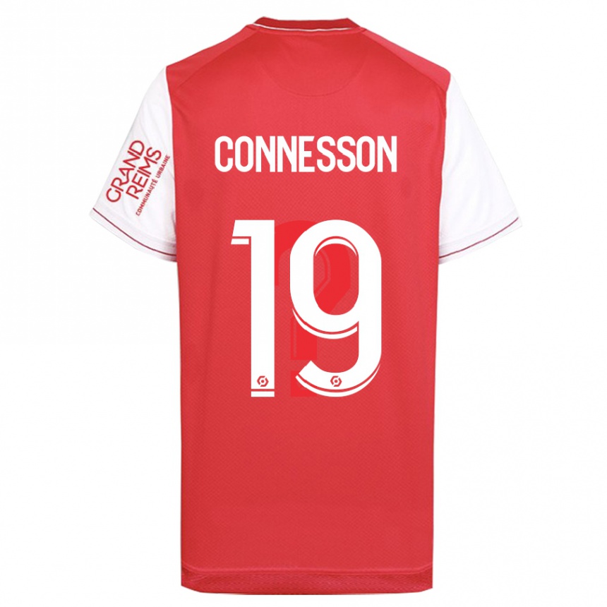 Women Football Adele Connesson #19 Red Home Jersey 2023/24 T-Shirt Canada