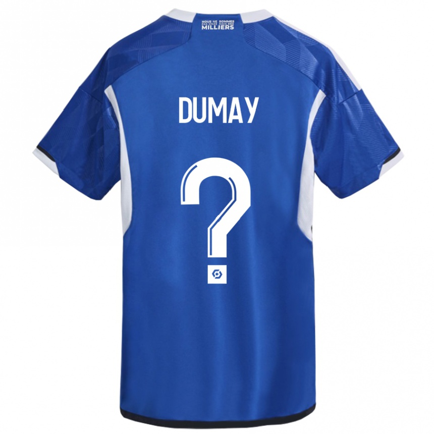 Women Football Yoann Dumay #0 Blue Home Jersey 2023/24 T-Shirt Canada