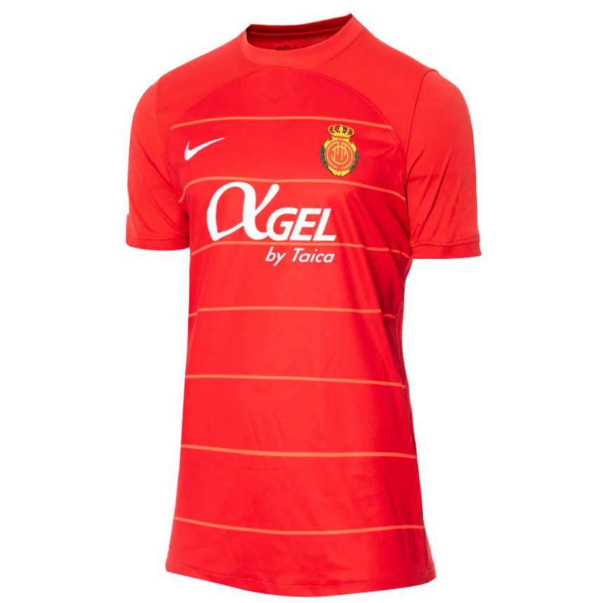 Women Football Adrià González #19 Red Home Jersey 2023/24 T-Shirt Canada