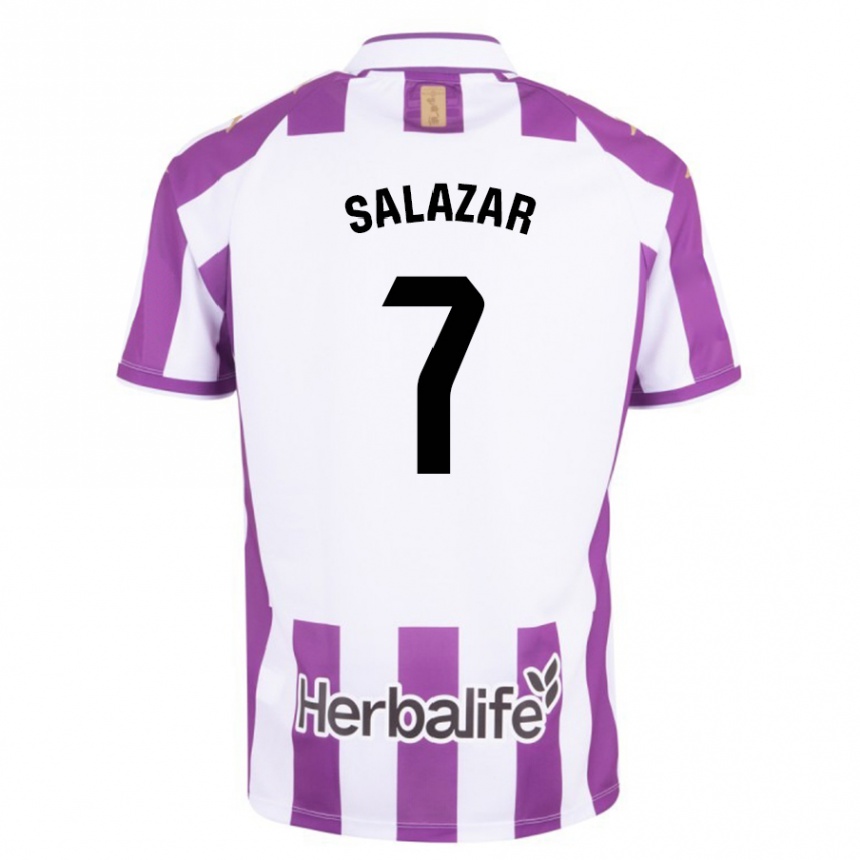 Women Football Israel Salazar #7 Purple Home Jersey 2023/24 T-Shirt Canada