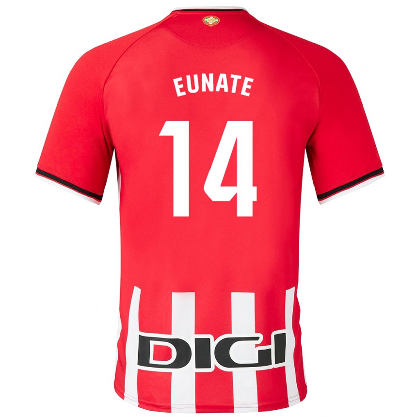 Femme Football Maillot Eunate Arraiza Otazu #14 Rouge Tenues Domicile 2023/24 Canada