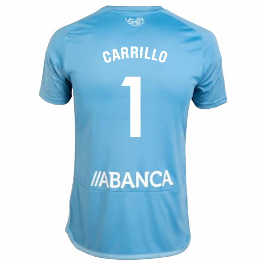 Women Football Coke Carrillo #1 Blue Home Jersey 2023/24 T-Shirt Canada