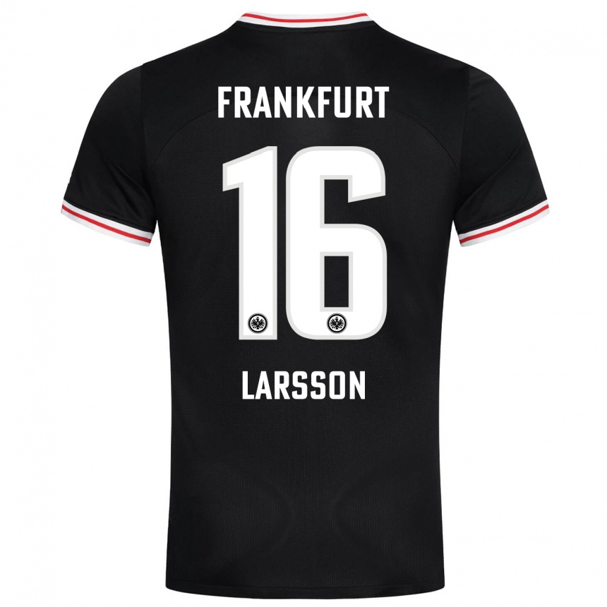 Femme Football Maillot Hugo Larsson #16 Noir Tenues Extérieur 2023/24 Canada