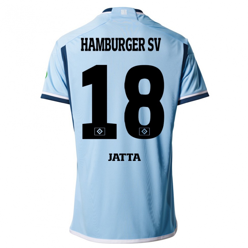 Women Football Bakery Jatta #18 Blue Away Jersey 2023/24 T-Shirt Canada