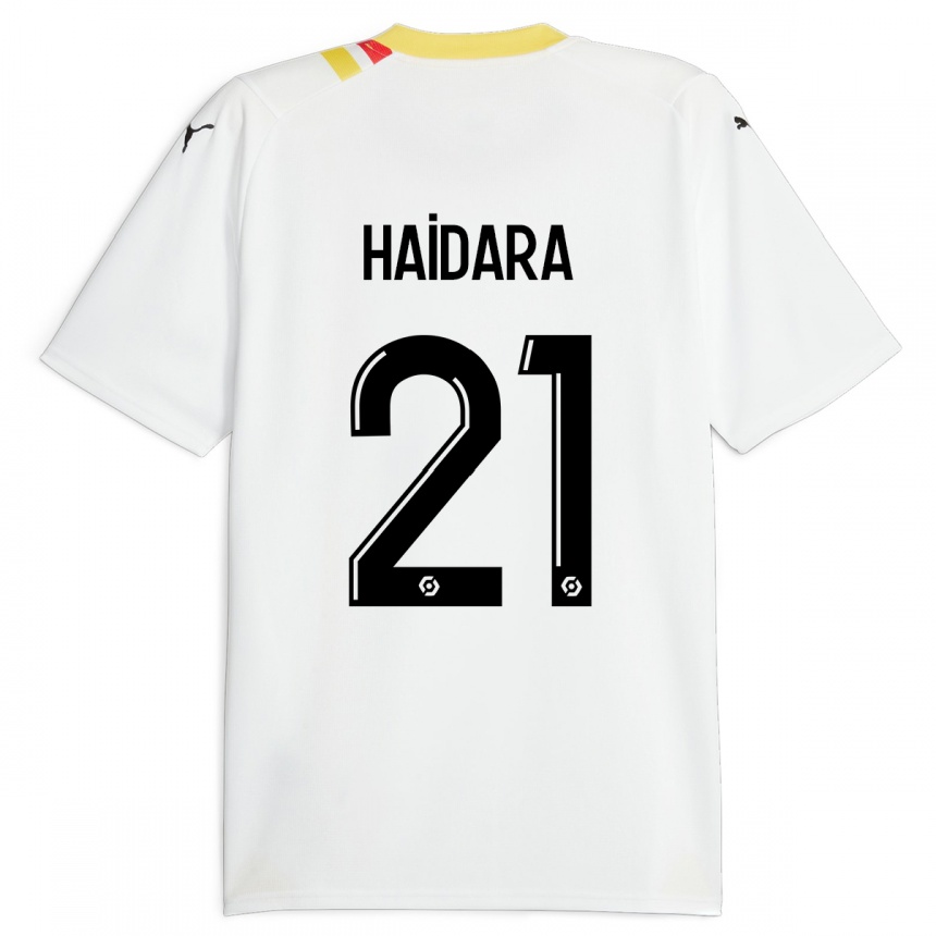 Femme Football Maillot Massadio Haidara #21 Noir Tenues Extérieur 2023/24 Canada