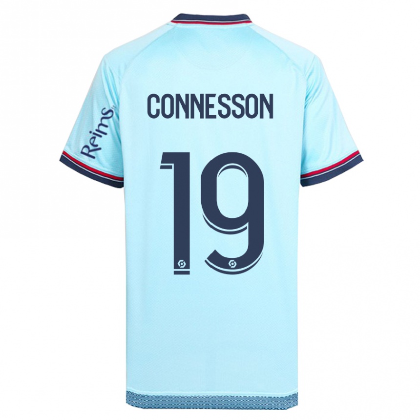 Women Football Adele Connesson #19 Sky Blue Away Jersey 2023/24 T-Shirt Canada