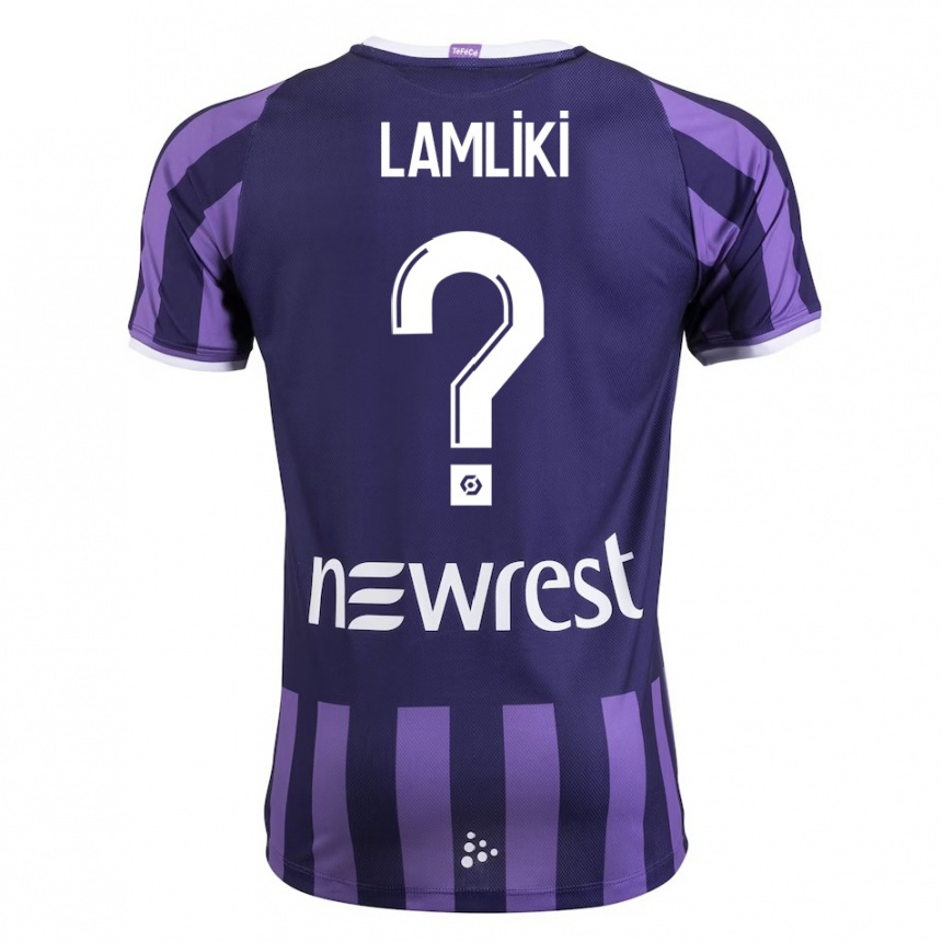 Women Football Nassim Lamliki #0 Purple Away Jersey 2023/24 T-Shirt Canada