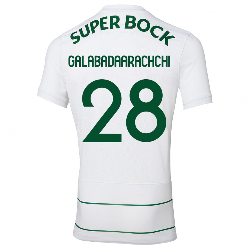 Women Football Jacinta Galabadaarachchi #28 White Away Jersey 2023/24 T-Shirt Canada