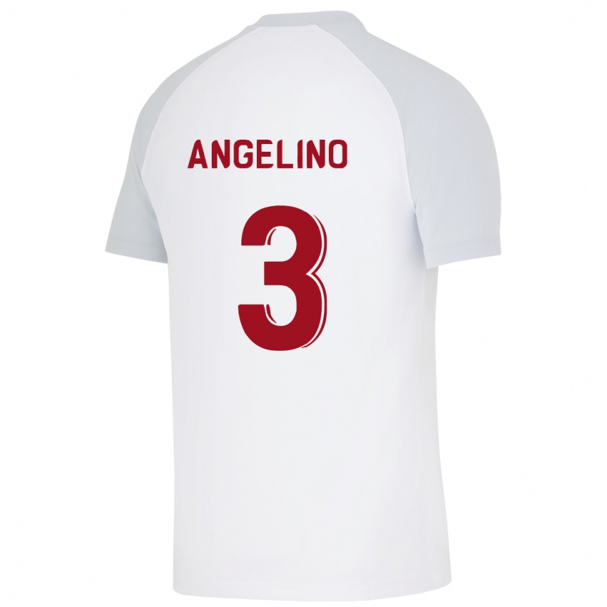 Women Football Angeliño #3 White Away Jersey 2023/24 T-Shirt Canada