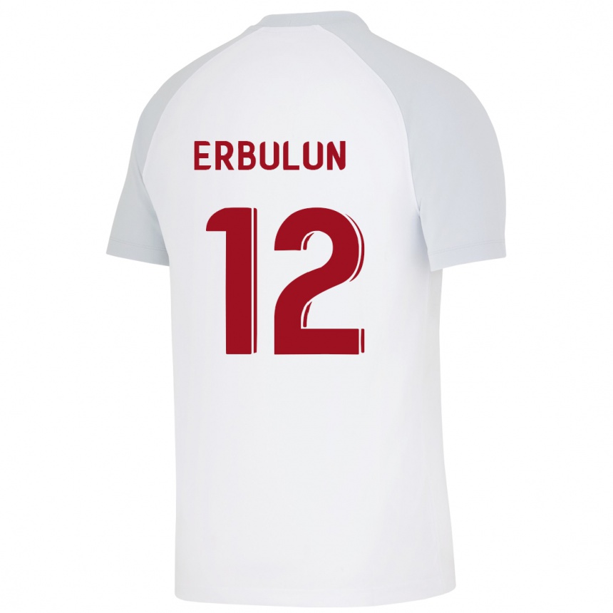 Femme Football Maillot Helin Erbulun #12 Blanc Tenues Extérieur 2023/24 Canada