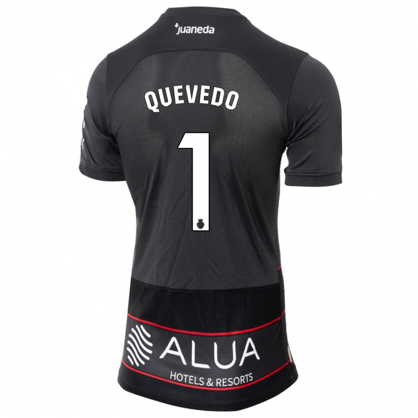 Women Football Alex Quevedo #1 Black Away Jersey 2023/24 T-Shirt Canada